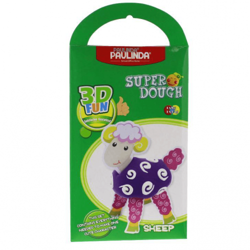 Пластилин Paulinda Super Dough 3D Fun Овечка PL-081288