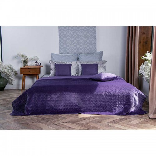 Покрывало на кровать Руно VeLour Violet 150х220 см Фиолетовый 360.55_Violet