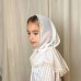 Церковный платок для девочки BetiS Натюрель-2 Шифон Молочный 60х90 см 27683757