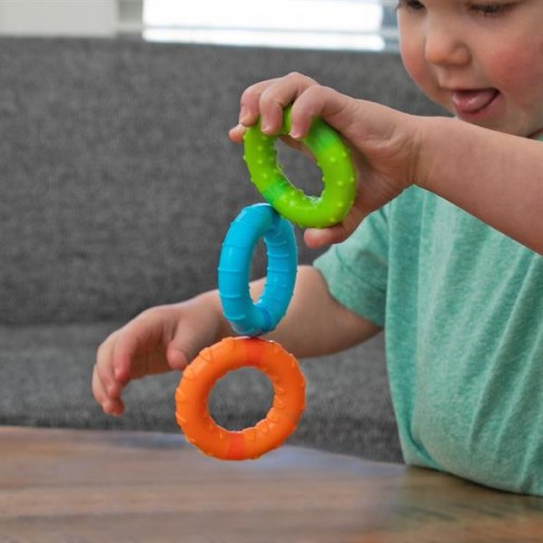 Развивающая игрушка тактильная Fat Brain Toys SillyRings Магнитные кольца F269ML