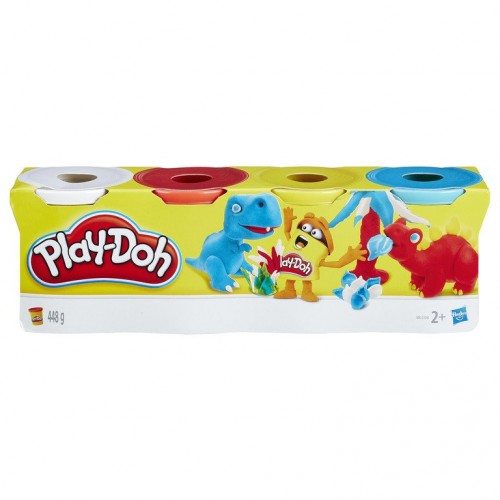 Пластилин Hasbro Play-Doh Compounds Dinosaurs 4 шт B5517_B6508