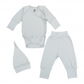 Набор одежды для новорожденных Minikin SIMPLE 0 - 6 мес Интерлок Серый 2421303