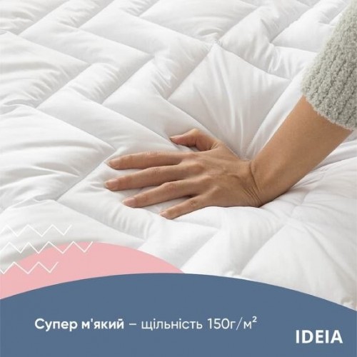 Наматрасник с бортами Ideia Nordic Comfort 80х190х35 см Белый 8-34972