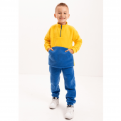 Флисовый костюм для мальчика Vidoli Желтый/Голубой от 4.5 до 5.5 лет B-22668W_blue+yellow