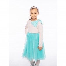 Детское платье для девочки Vidoli Персиковый/Мятный от 8 до 10 лет G-21882W