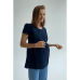 Блузка для беременных и кормящих To Be Коттон Темно-синий 3093074