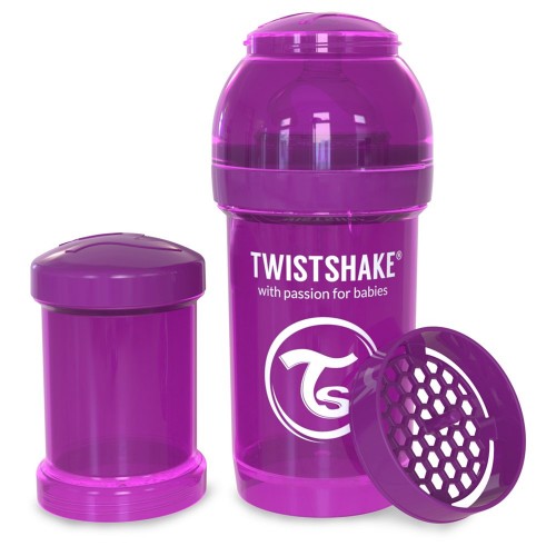 Бутылочка для кормления Twistshake 0+ мес Фиолетовый 180 мл 78005