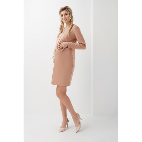 Платье для беременных и кормящих Dianora Бежевый 2020 1313