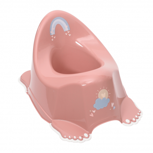 Горшок с антискользящим покрытием Tega baby Метео Розовый ME-001-123