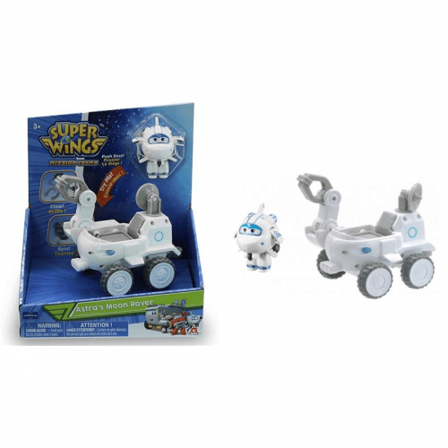 Игровой набор трансформер Super Wings Mission Teams Astra's Moon Rover Лунный автомобиль Астры EU730844