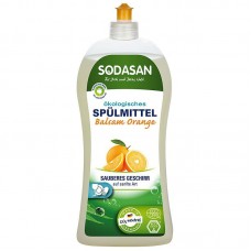 Органический бальзам-концентрат для мытья посуды Sodasan, Апельсин, 1 л