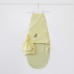 Евро пеленка кокон на липучках и шапка для новорожденных Magbaby Purl Жираф Желтый 100341