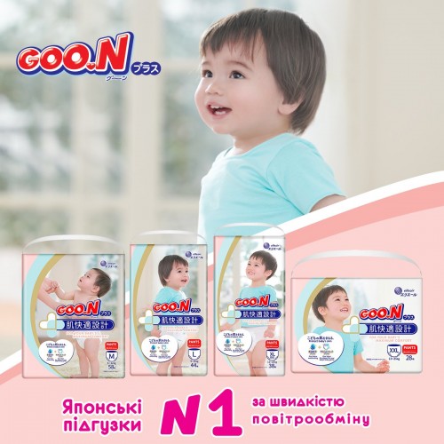 Подгузники GOO.N Plus для детей 6-12 кг размер М 58 шт 843339