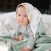 Бодик для новорожденных набор 2 шт ELA Textile&Toys Машинки/Зайчики 0 - 3 лет Интерлок в рубчик Белый/Голубой BS001LSG