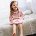 Платье детское ELA Textile&Toys Ukraine Цветы 1,5 - 7 лет Велюр Розовый EDV002PW