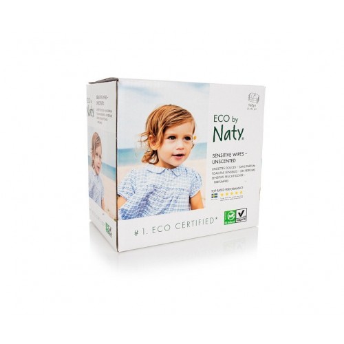 Салфетки Naty 245050 (3 упаковки в 1) без запаха 168 шт