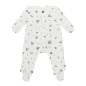 Человечек для новорожденных Minikin SIMPLE 0 - 3 мес Интерлок Молочный/Серый 2421003
