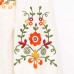 Платье детское Bembi ЕТНNО принт вышиванка 1,5 - 5 лет Лен Молочный/Оранжевый ПЛ378