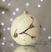 Новогодний шар на елку Santa Shop Сахарная Рябина Молочный 10 см 7806723209194