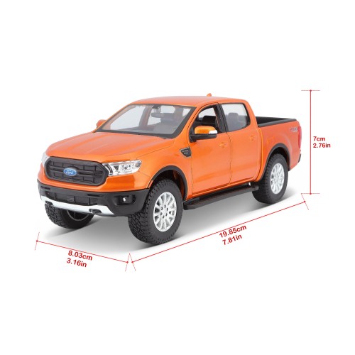 Модель машинки Maisto 2019 Ford Ranger 1:24 Оранжевый 31521 met. orange