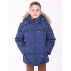 Зимняя куртка для мальчика Беби лайн Синий от 11 до 12 лет Z-79-15