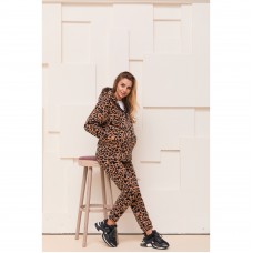 Спортивный костюм для беременных и кормящих Lullababe Larvik Leopard Леопардовый LB02LR176