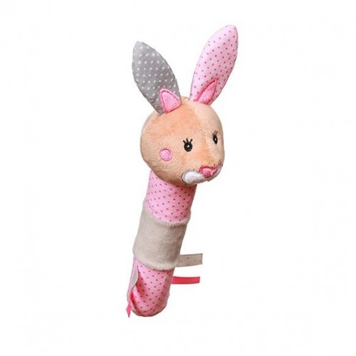 Развивающая игрушка с пищалкой BabyOno Кролик Юлия 621 