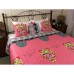 Покрывало на кровать Руно Оwl 212х240 см Розовый/Серый 329.137_Оwl