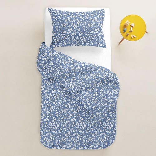 Детская наволочка на подушку Cosas 40х60 см Голубой FlowersWhiteBlue_40