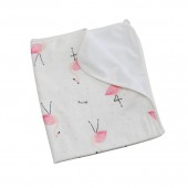 Непромокаемая пеленка для детей Minikin Фламинго 70х60 см Белый/Розовый 222015