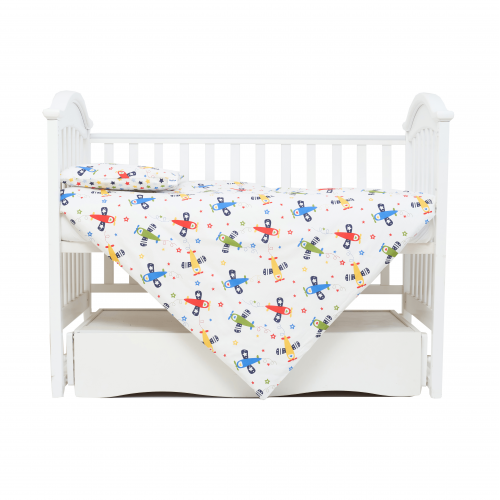 Детское постельное белье в кроватку Twins Comfort line Голубой 3054-C-056