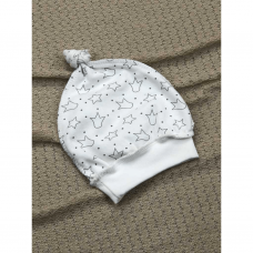 Детская шапочка для новорожденных Sweet Mario Молочный 4-00-2