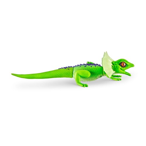 Интерактивная игрушка Pets & Robo Alive Зеленая плащеносная ящерица 7149-1