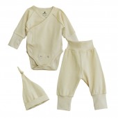 Набор одежды для новорожденных Minikin SIMPLE 0 - 6 мес Интерлок Светло-бежевый 2112103