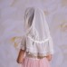 Церковный платок для девочки Бетис Діва Марія 60х90 см Белый 27081819