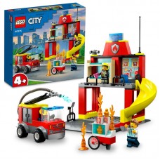 Конструктор LEGO City Пожарное депо и пожарная машина 60375