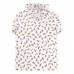 Рубашка с капюшоном детская Bembi 8 - 13 лет Поплин Белый/Желтый РБ164