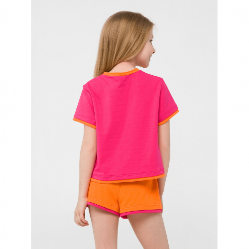 Детские шорты для девочки Smil Розовый цитрус Оранжевый 7-10 лет 112353