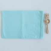 Фланелевая пеленка для детей ELA Textile&Toys Бирюзовый 100х80 см DF001T