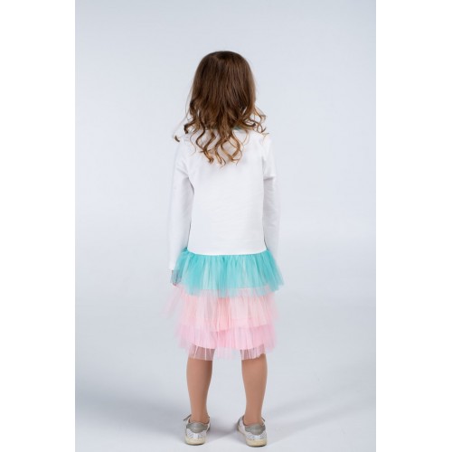 Детское платье Vidoli Молочный G-20856W