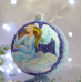 Новогодний шар на елку Santa Shop Ангел на облаке Голубой 10 см 4820001106749