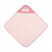 Детское полотенце с капюшоном Canpol babie Queen Розовый 26/800_pin