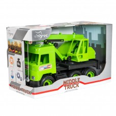 Модель машинки Тигрес Middle truck Кран Зеленый 39483