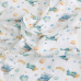 Муслиновая пеленка для новорожденных Embrace Голубой/Оранжевый 80х90 см пм144_90х80