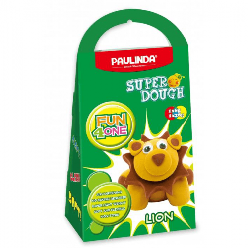 Пластилин Paulinda Super Dough Fun4one Лев PL-1542