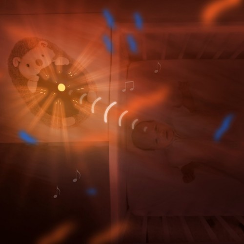 Музыкальный ночник проектор для новорожденных Zazu Henry Ежик ZA-HENRY-01