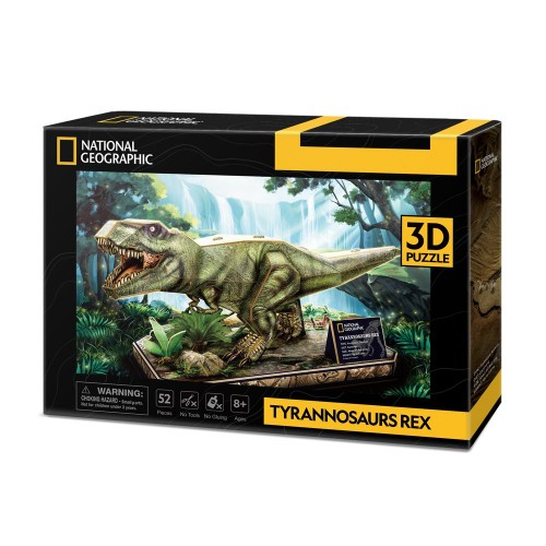 3D пазл CubicFun National Geographic Dino Тиранозавр Рекс 52 шт DS1051h