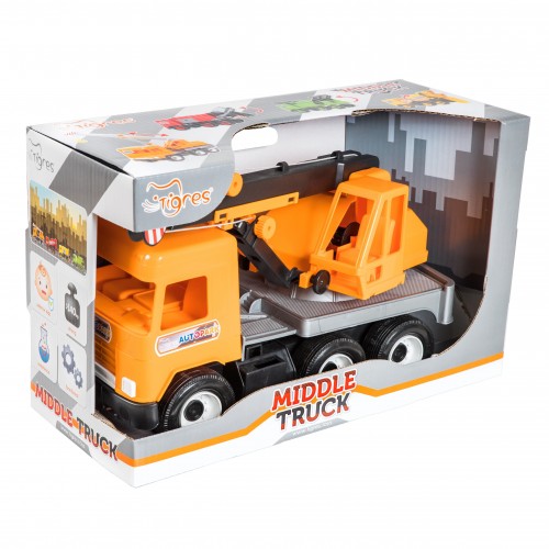 Модель машинки Тигрес Middle truck Сity Кран 39313