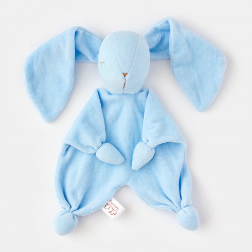 Комфортер игрушка для сна ELA Textile&Toys Зайчик Голубой K001BLUE