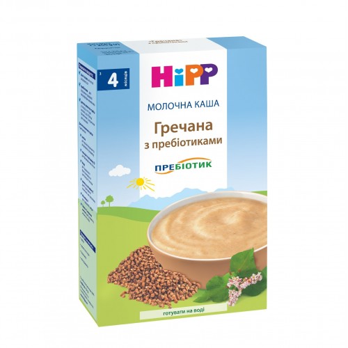 Каша гречневая молочная HiPP с пребиотиками 250 г 2917-03